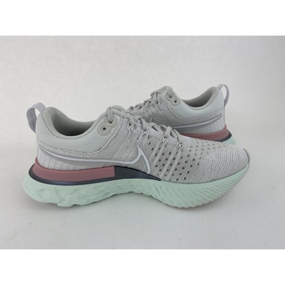 Nike React Infinity Run Flyknit 2 Green Gray Women's Sneakers Shoes NO SHOE BOX - Picture 11 of 12